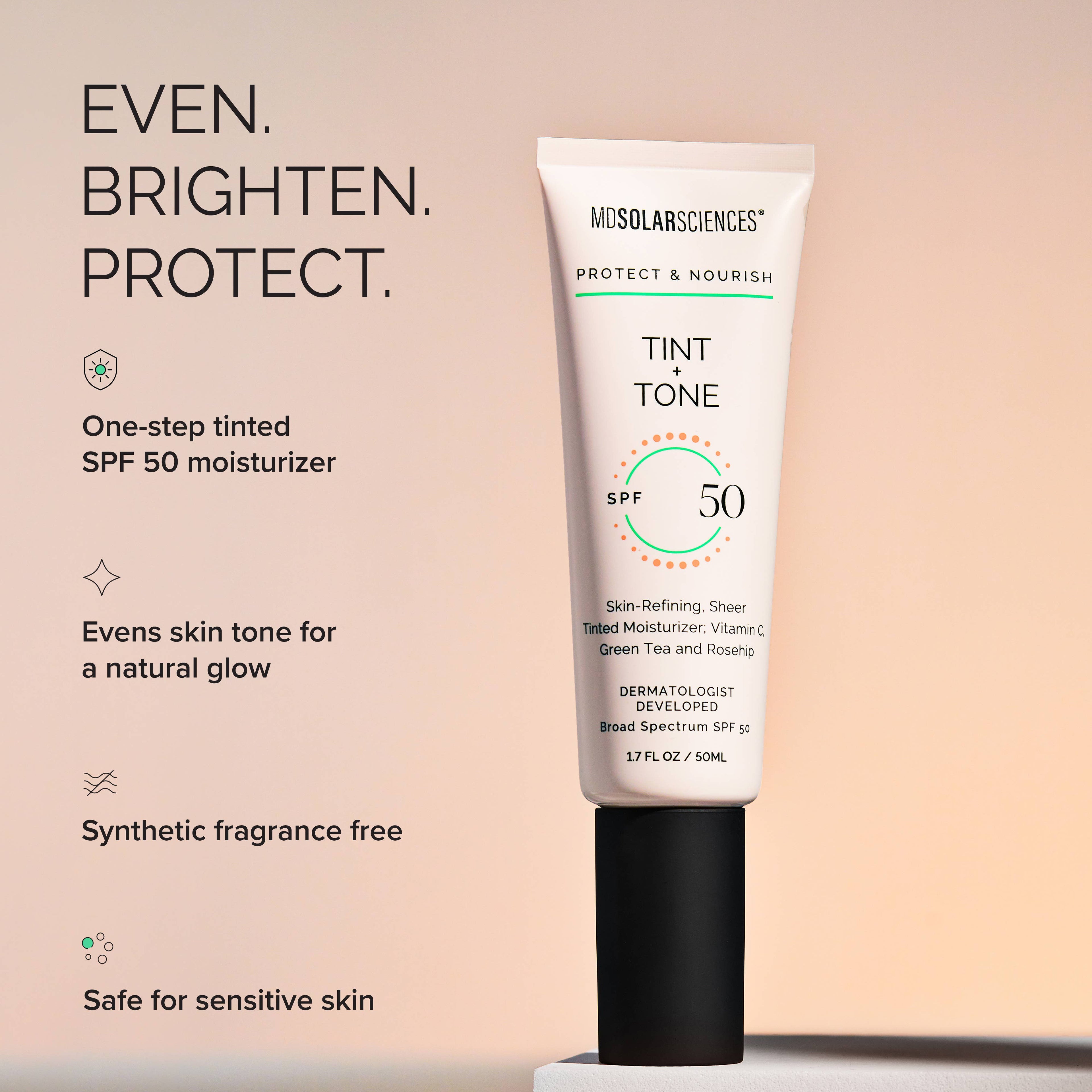 Tint + Tone SPF 50 | Tinted Moisturizer Sunscreen