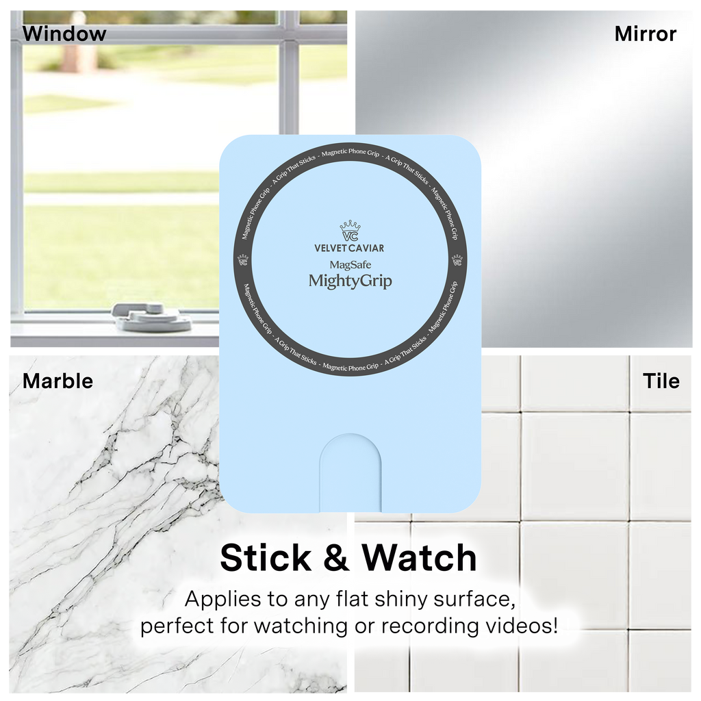 Magnetic Suction Phone Mount- Blue