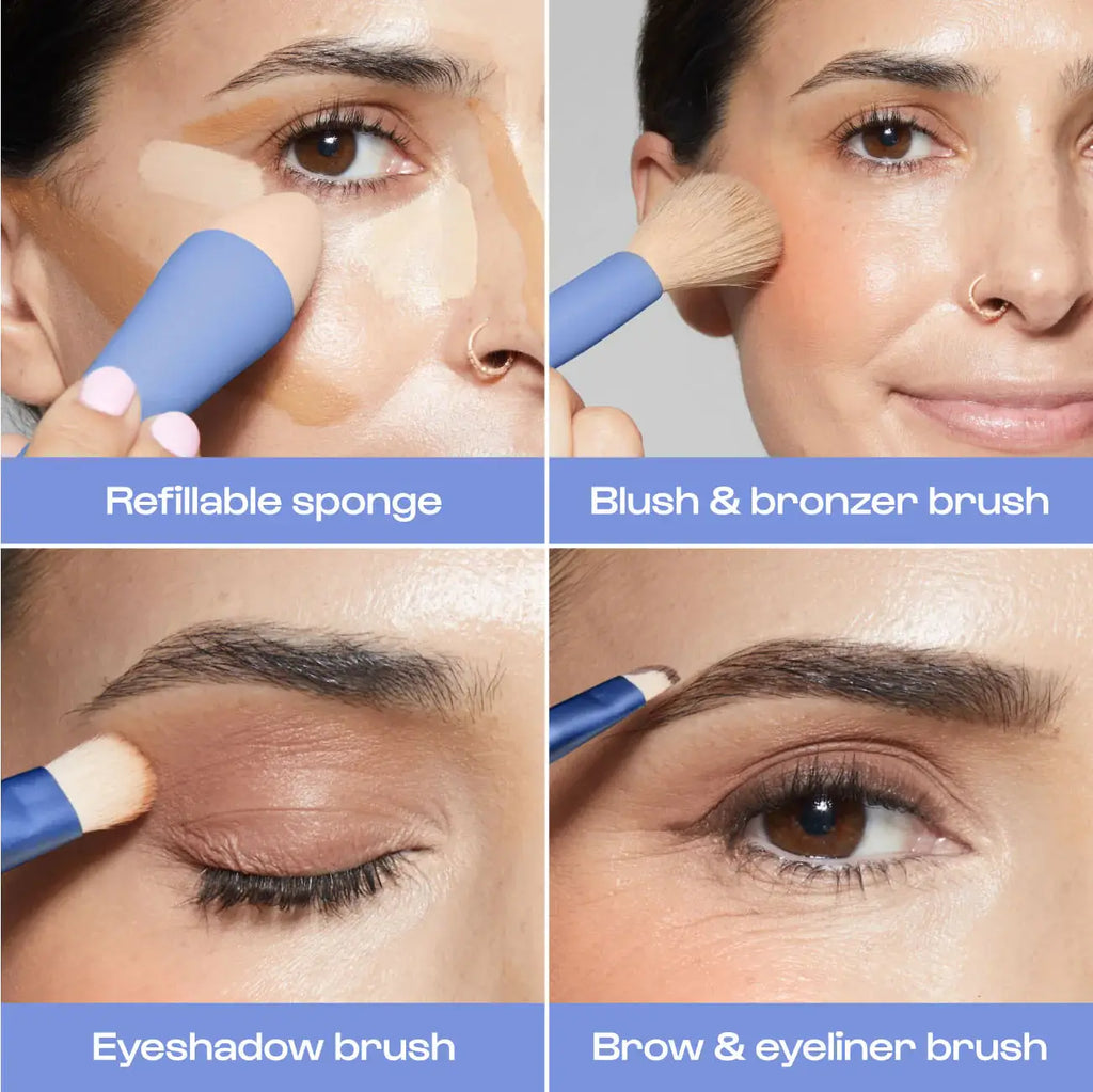 Alleyoop 4-in-1 Makeup Brushes | Beauty Tools | Brush