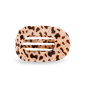 Round Flat Hair Clip | Medium | Blonde Tortoise
