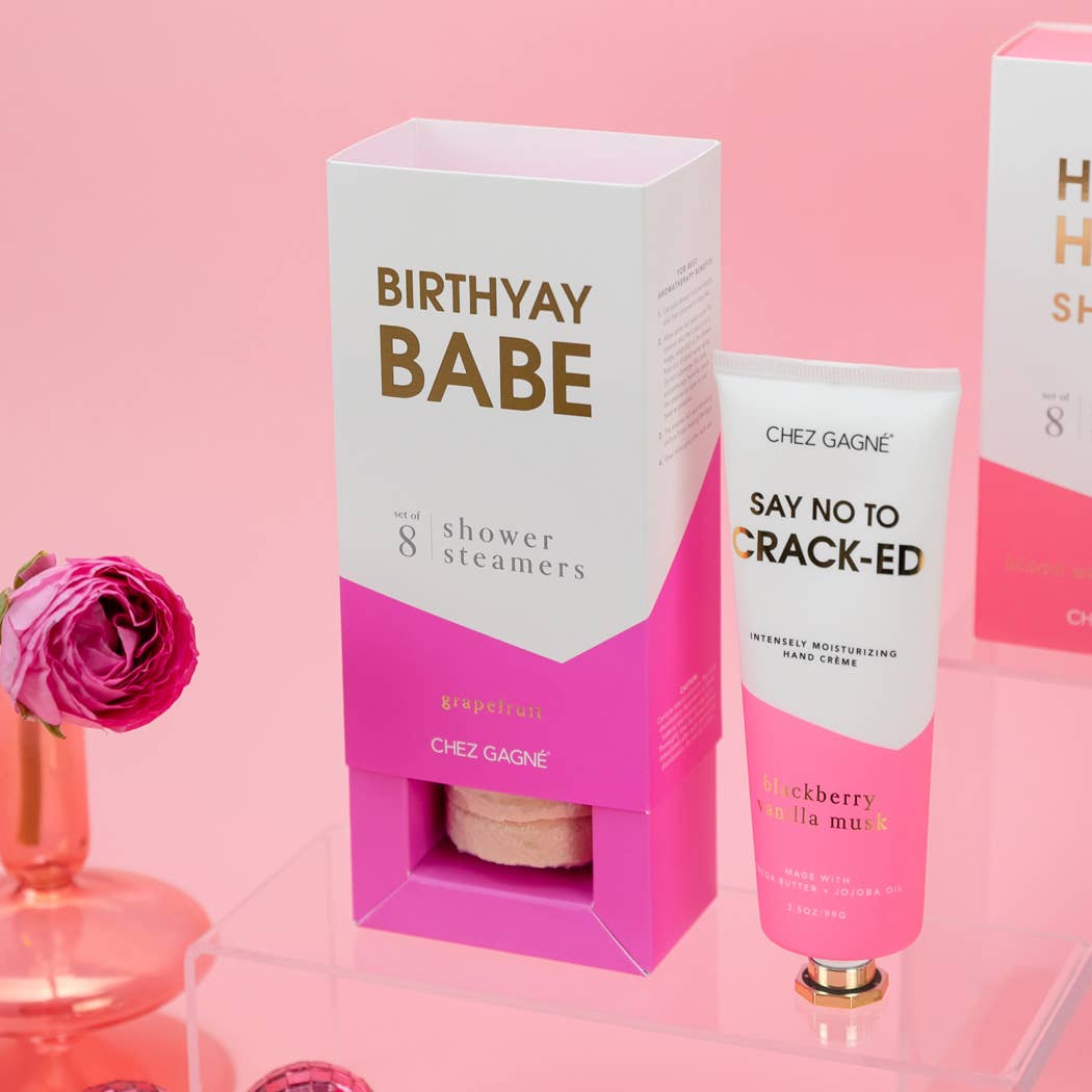 Birthyay Babe - Birthday Shower Steamers - Grapefruit - Set of 8