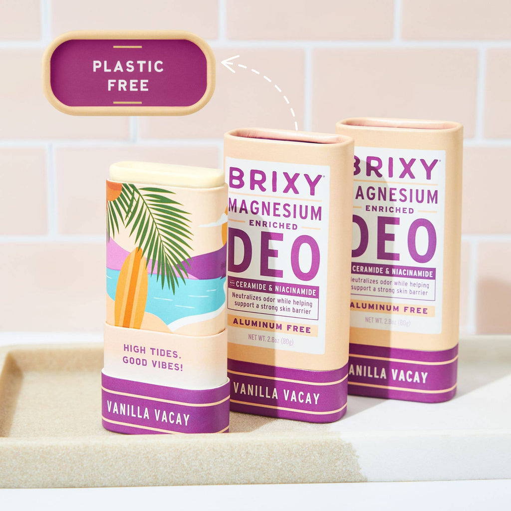 Magnesium Enriched Deodorant | Aluminum Free | Vanilla Vacay