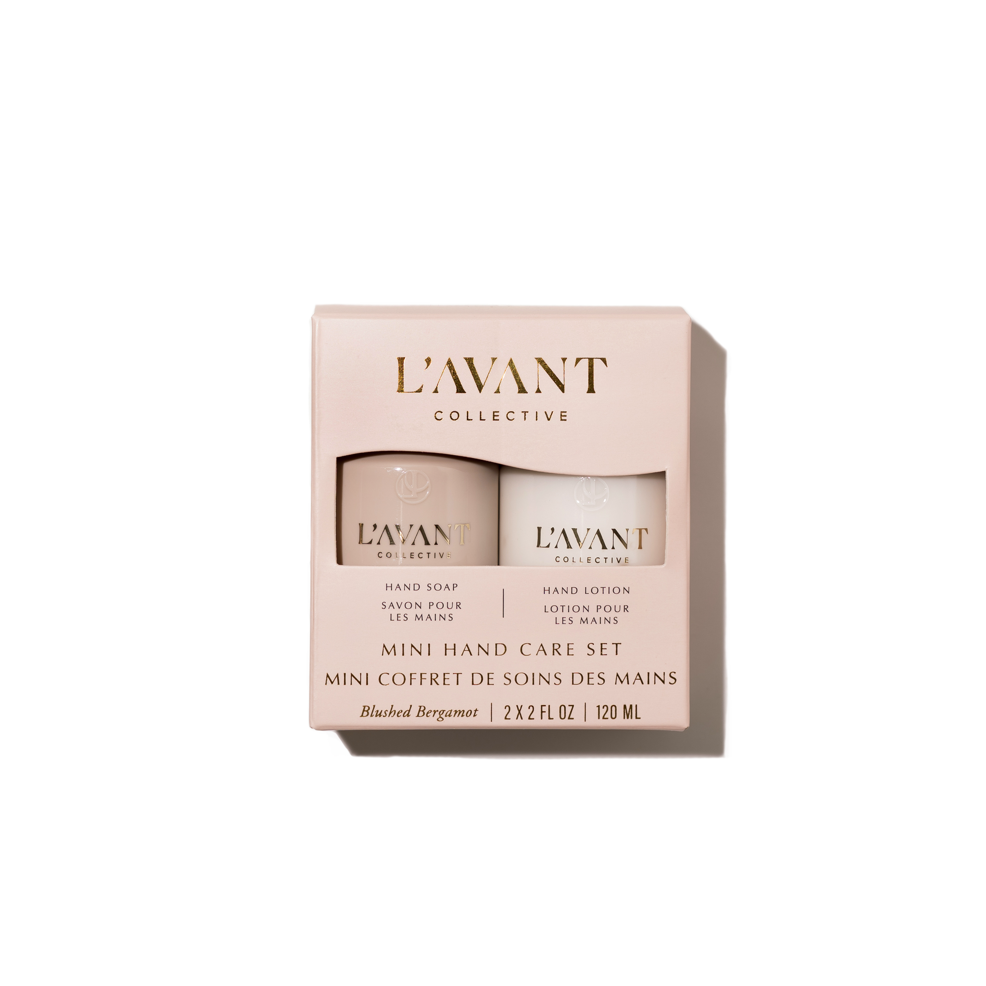 Mini Hand Care Set, Hand Soap + Hand Lotion Blushed Bergamot