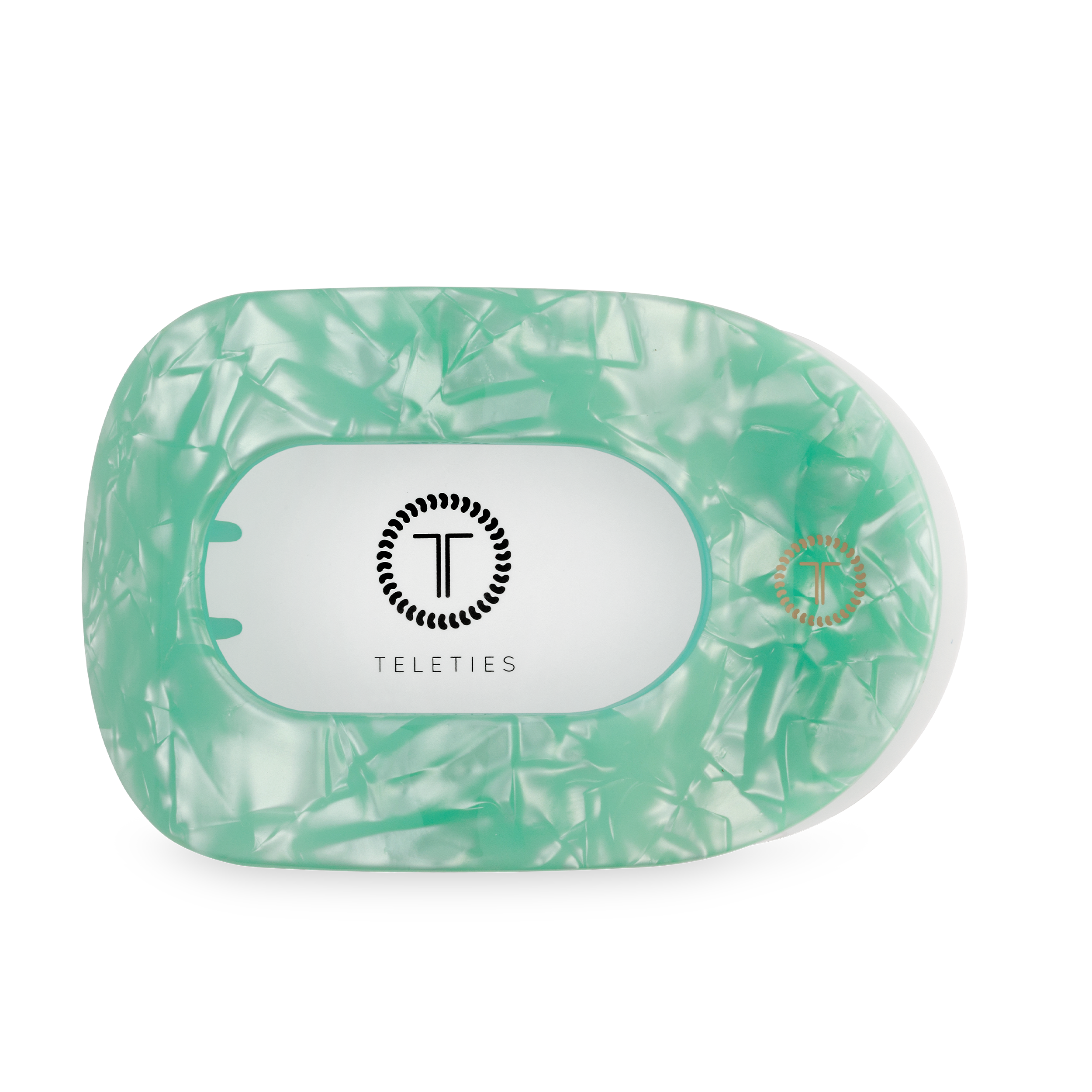 Flat Round Hair Clip | Large | Spring Splash