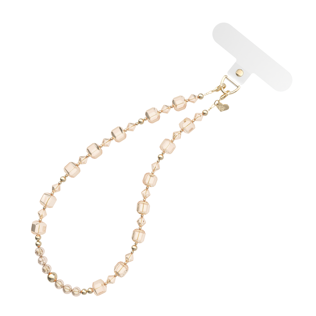 Phone Charm Wristlet - Nude Cube