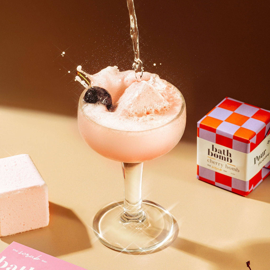 Pour Decisions - Pink Cherry Bath Bomb 6.5oz