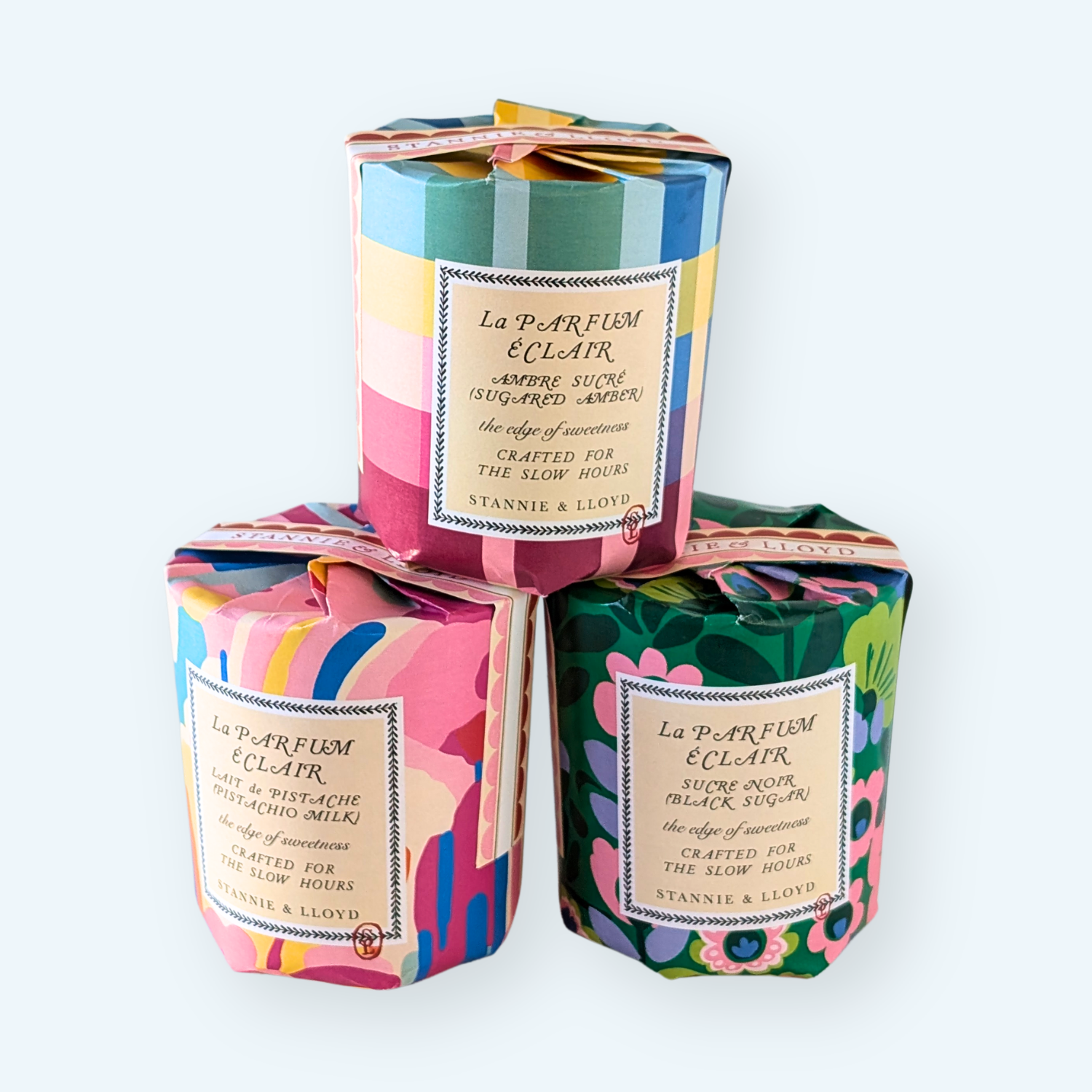 Gift Wrap Candle - Maude (Green Floral)