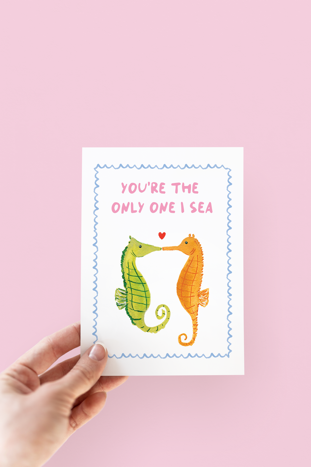 Only One I Sea Beach Coastal Romance Greeting Card