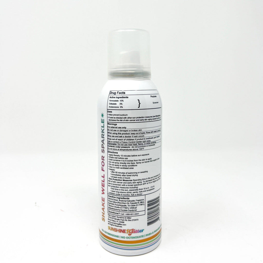 Sunshine & Glitter SPARKLE SHIMMER Sport SPF 50 Mist