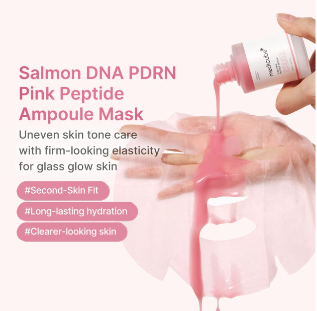 MEDICUBE PDRN Pink Peptide Serum Sheet Face Mask