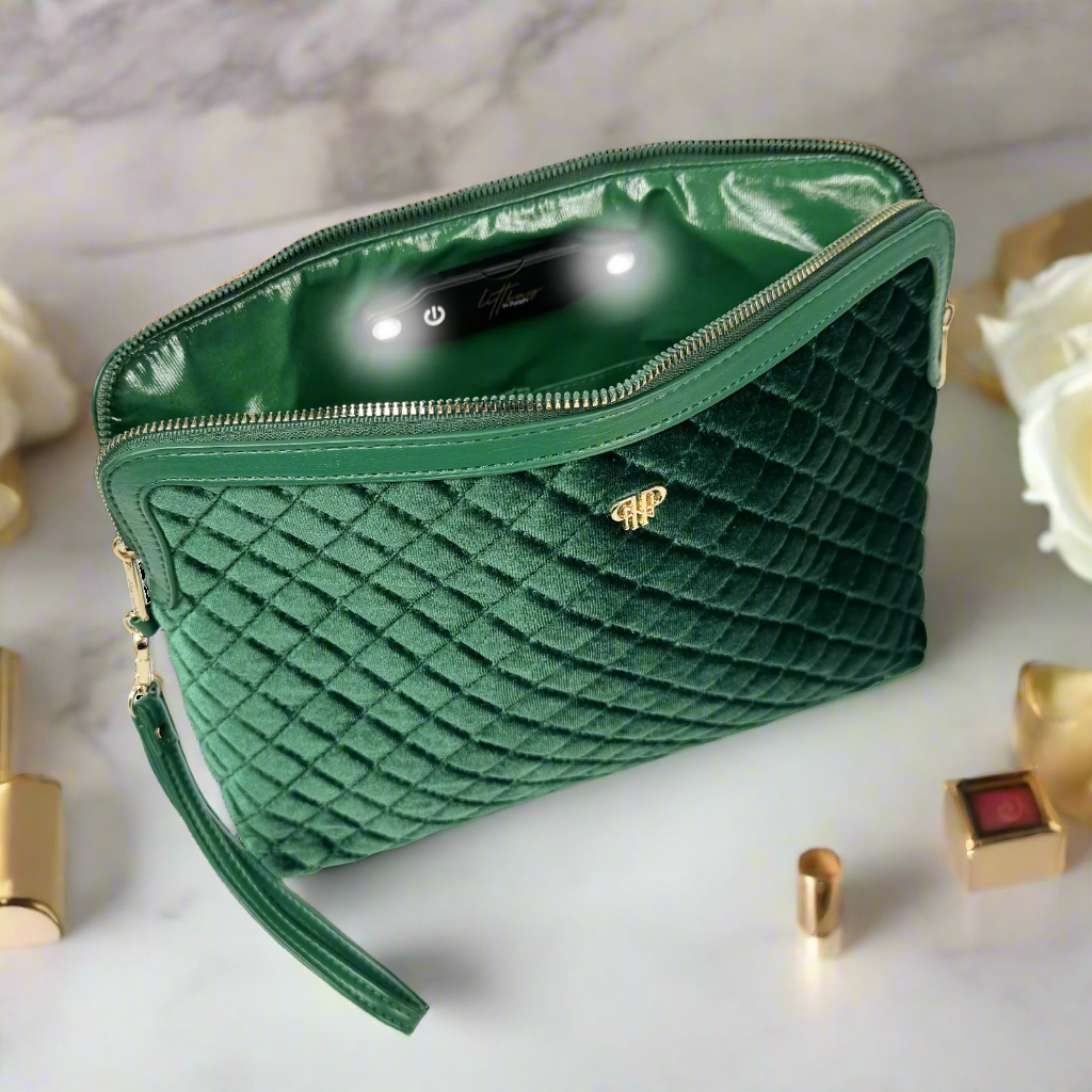 Litt Makeup Case - Emerald Velvet