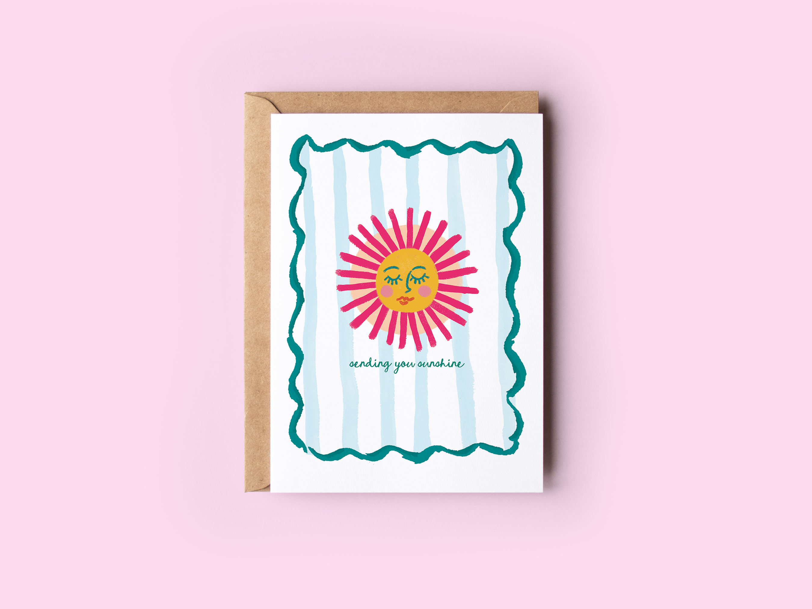Sending You Sunshine Friendship Just Because Greeting Card