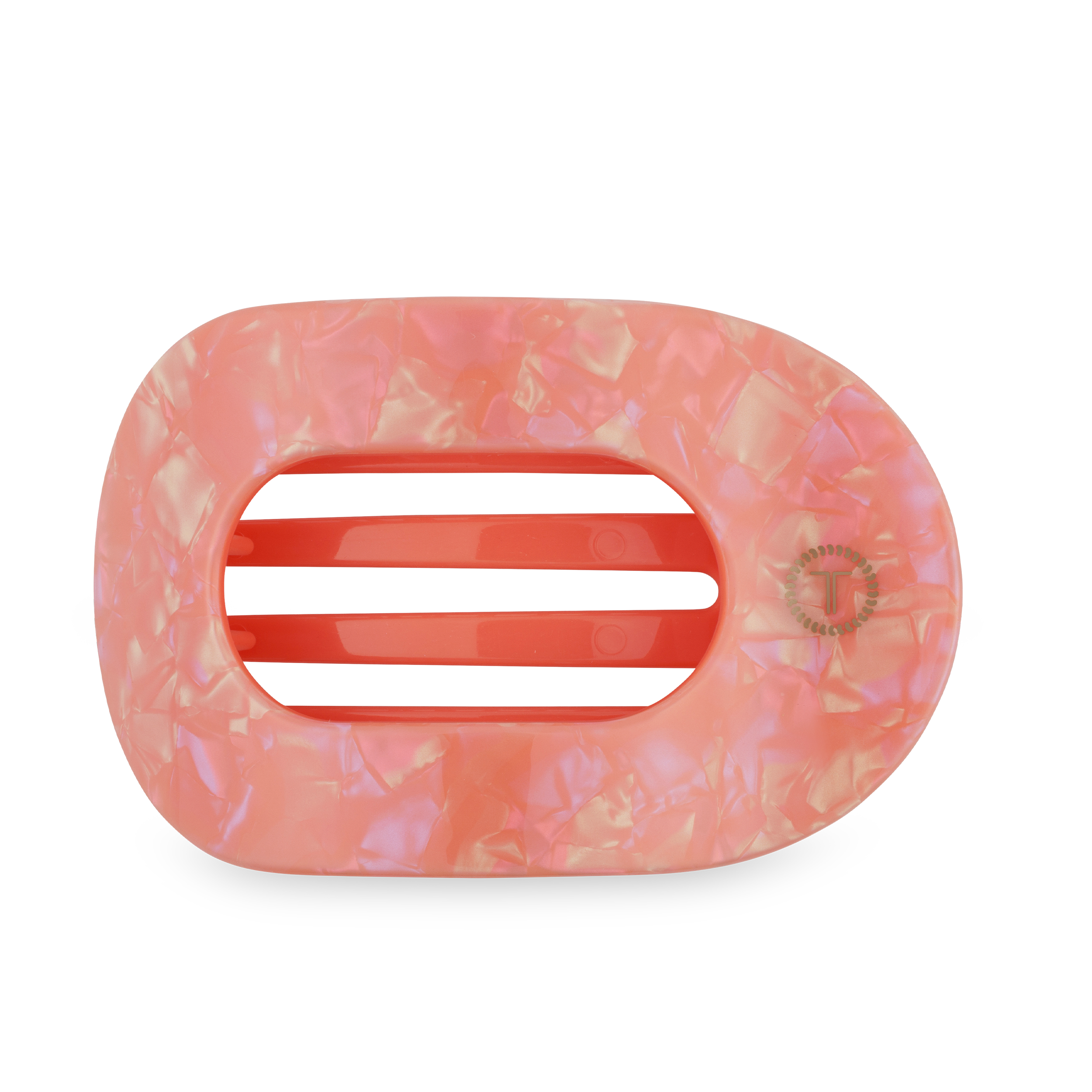 Flat Round Hair Clip | Large | Dreamsicle