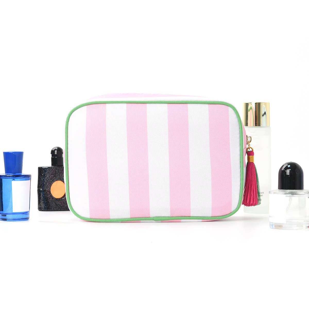 Large Canvas Zipper Pouch Makeup Bag Travel Cosmetic Bag