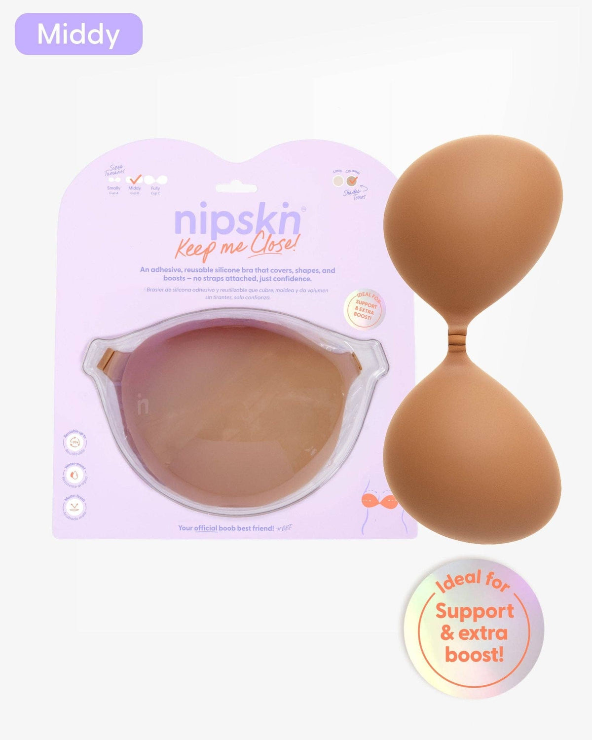 Strapless Adhesive Bra, Keep Me Close - Nipskin®