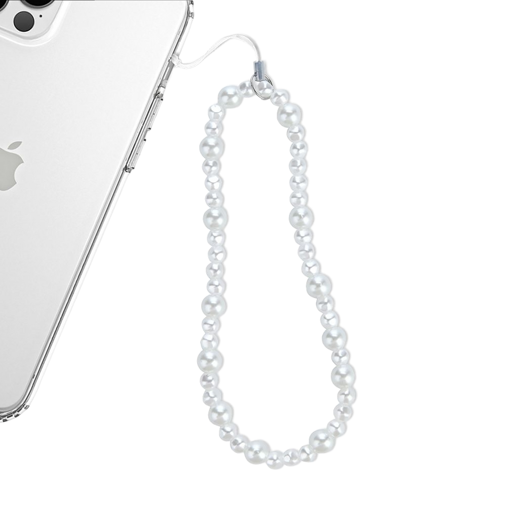 White Pearl Phone Charm