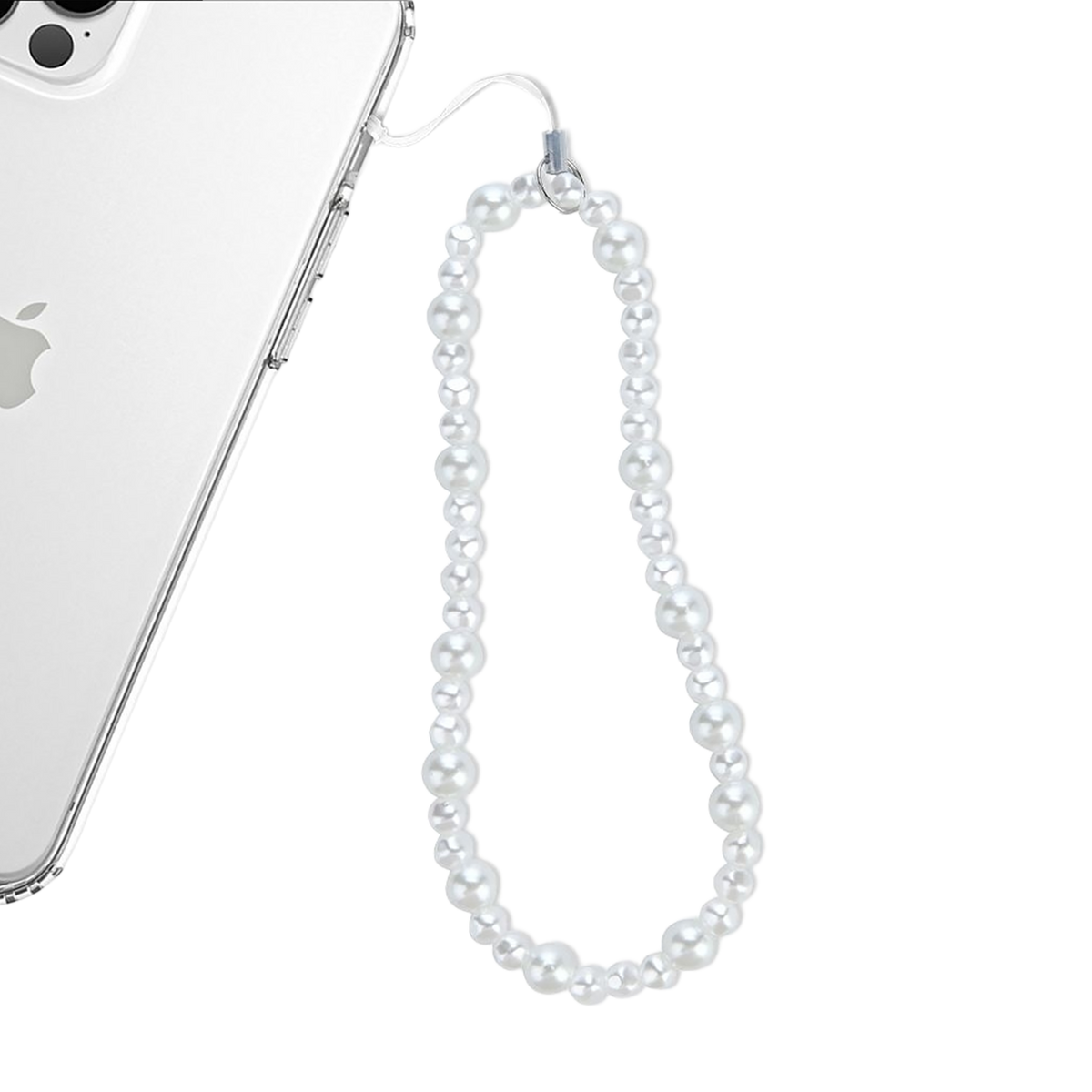 White Pearl Phone Charm