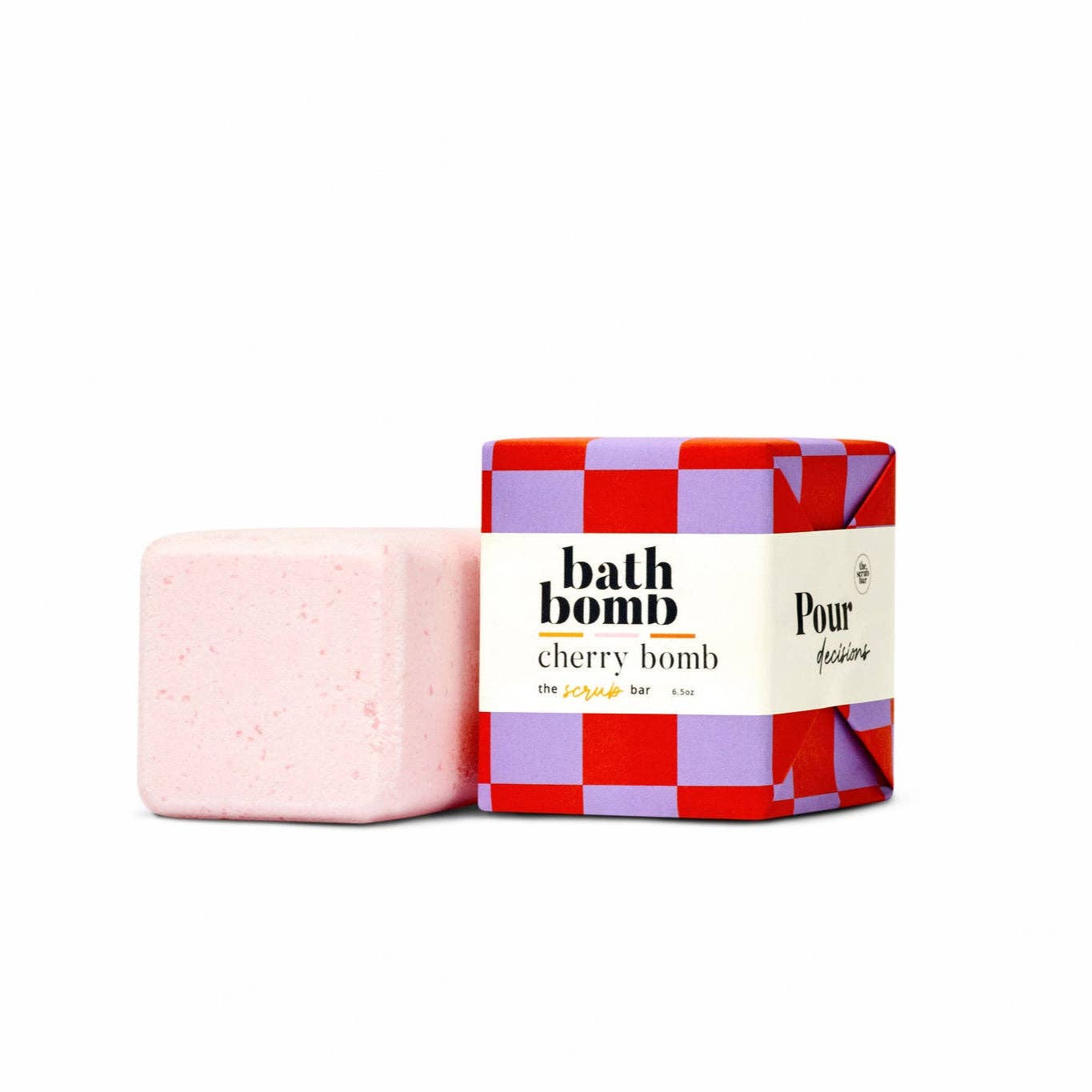 Pour Decisions - Pink Cherry Bath Bomb 6.5oz