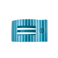 Splash Zone | Medium | Flat Rectangle Hair Clip