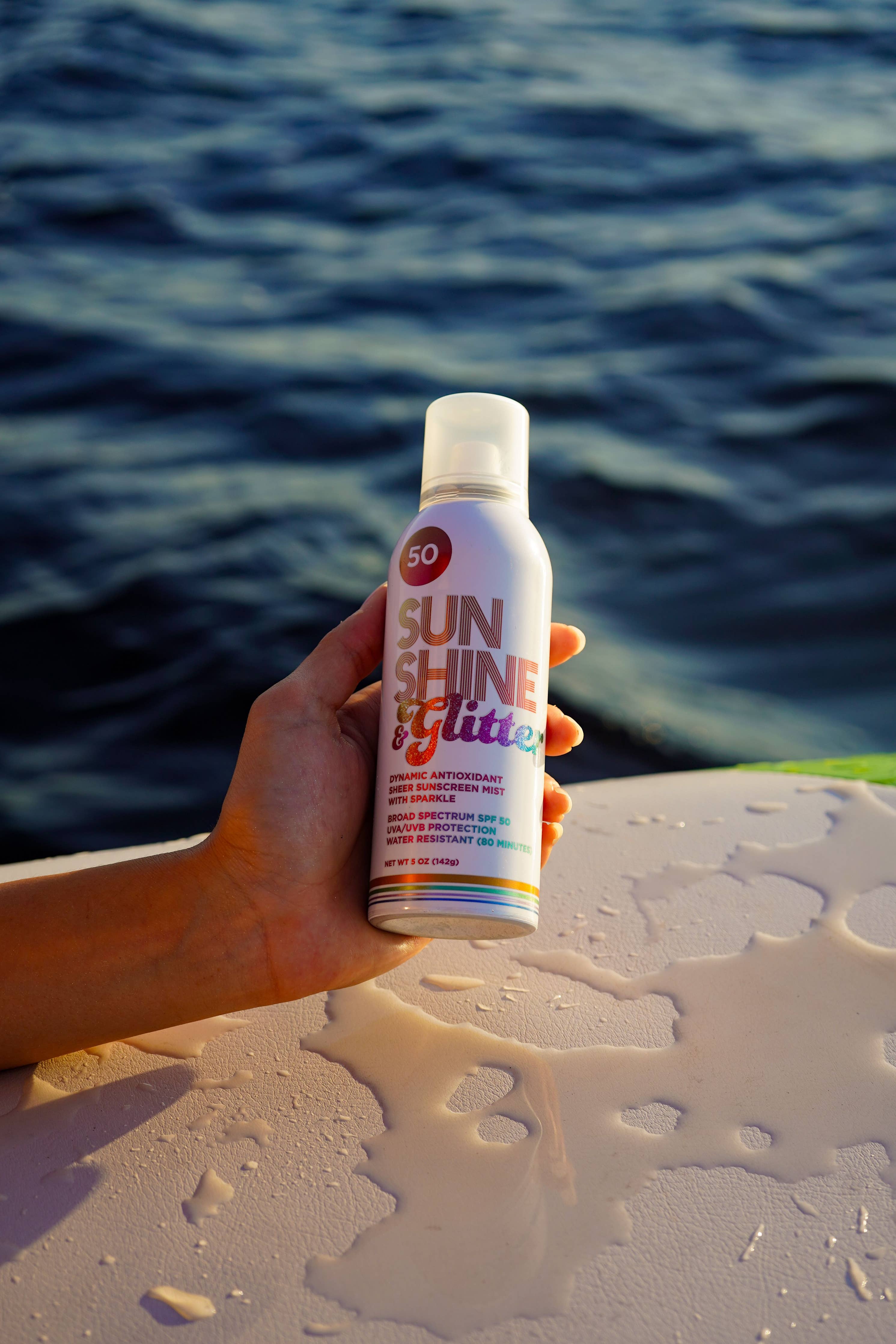Sunshine & Glitter SPARKLE SHIMMER Sport SPF 50 Mist