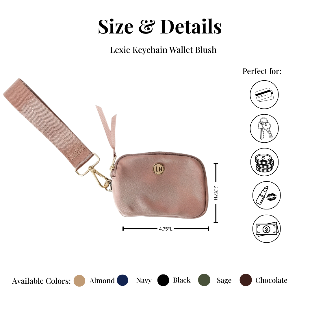 Nylon Keychain Pink Blush 