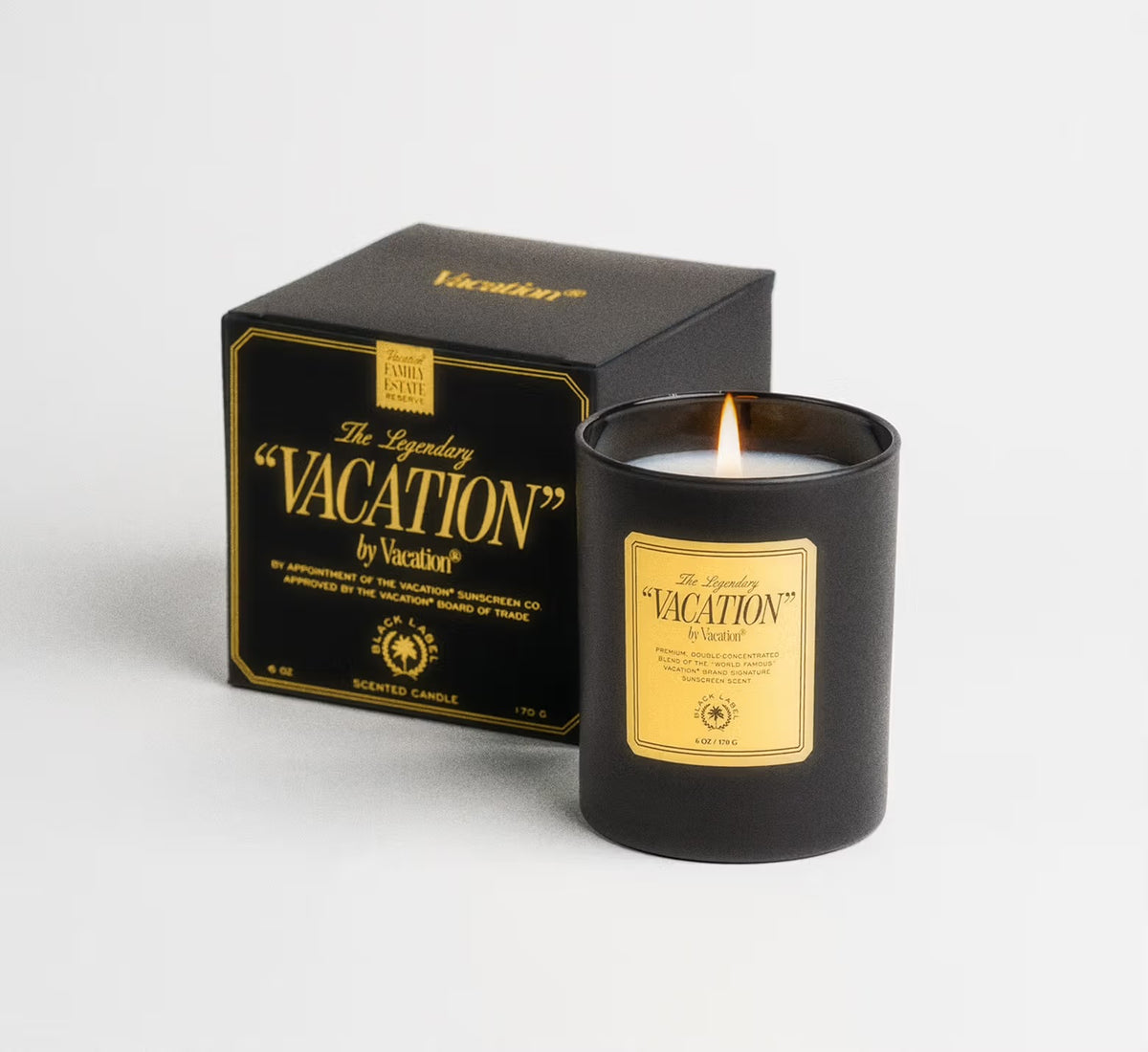 Vacation candle - The Black Label