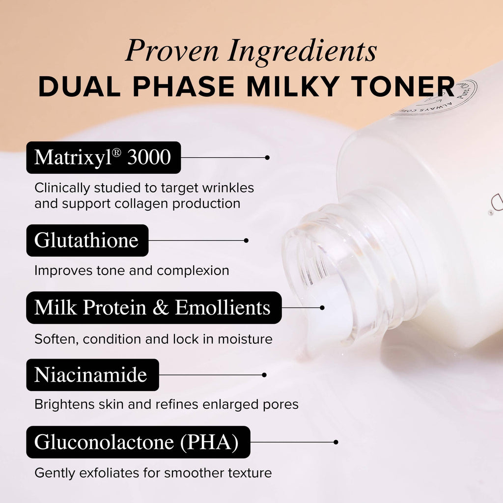 Dual Phase Milky Toner