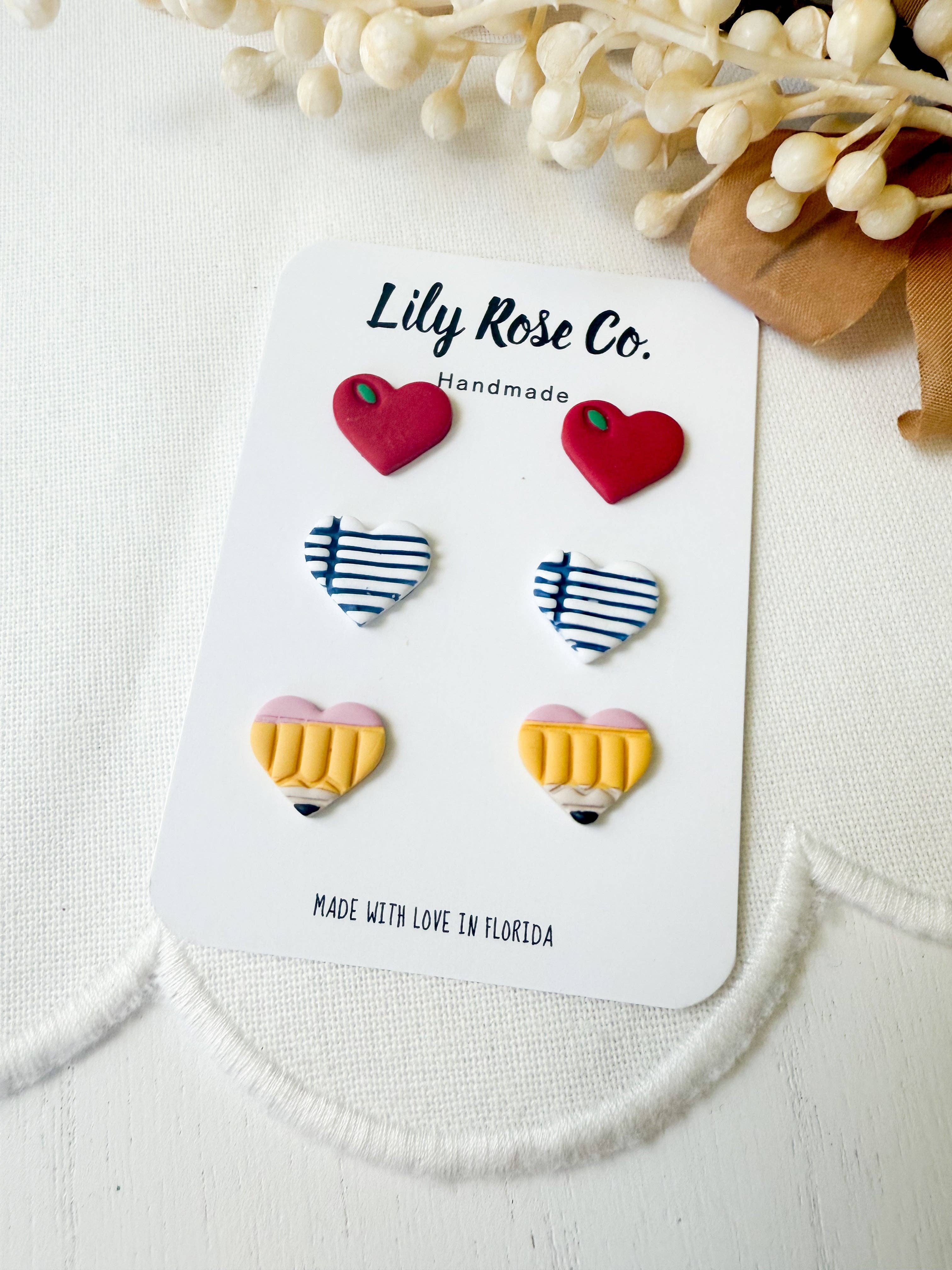 Heart Teacher Earrings