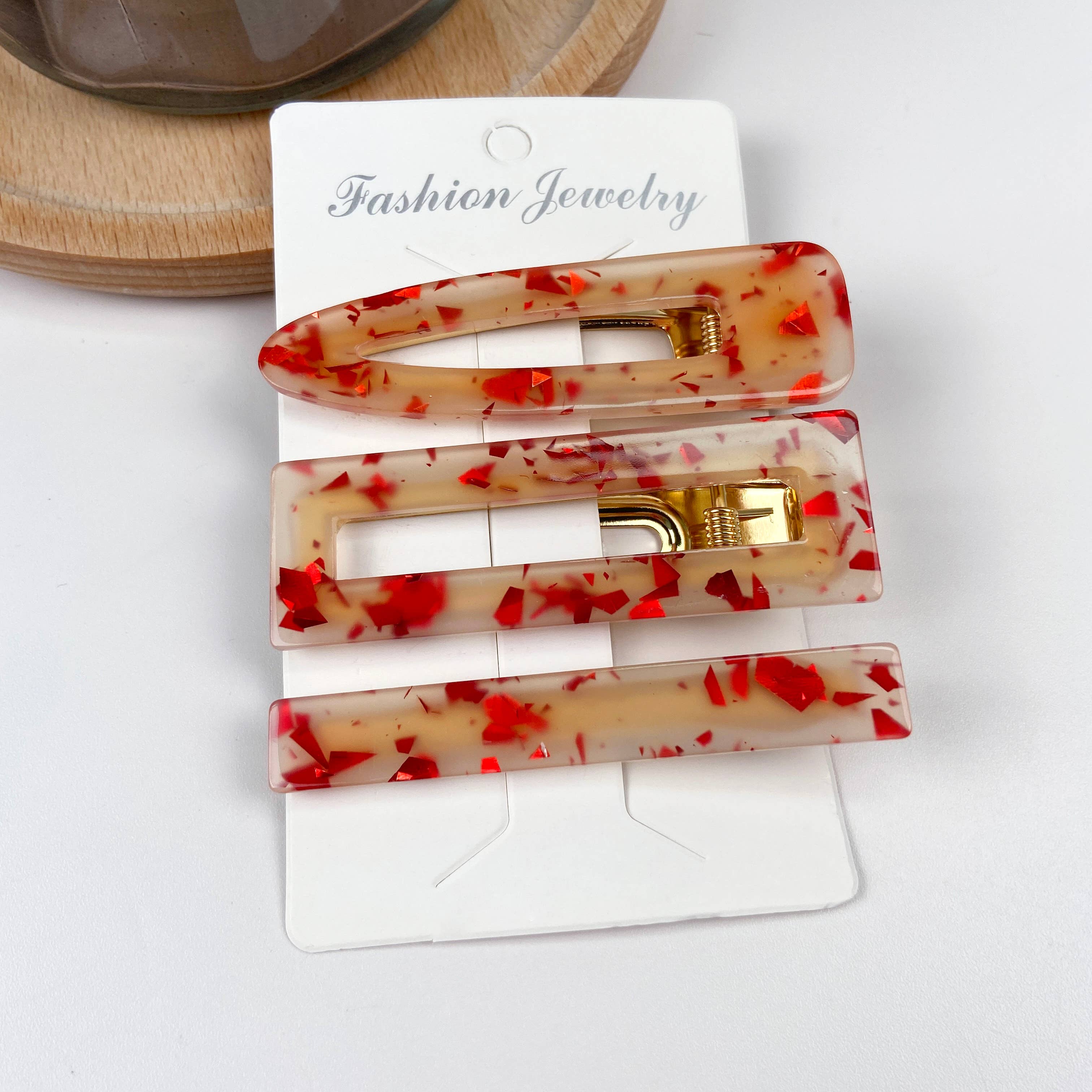 3 pcs colorful candy bangs hair clip