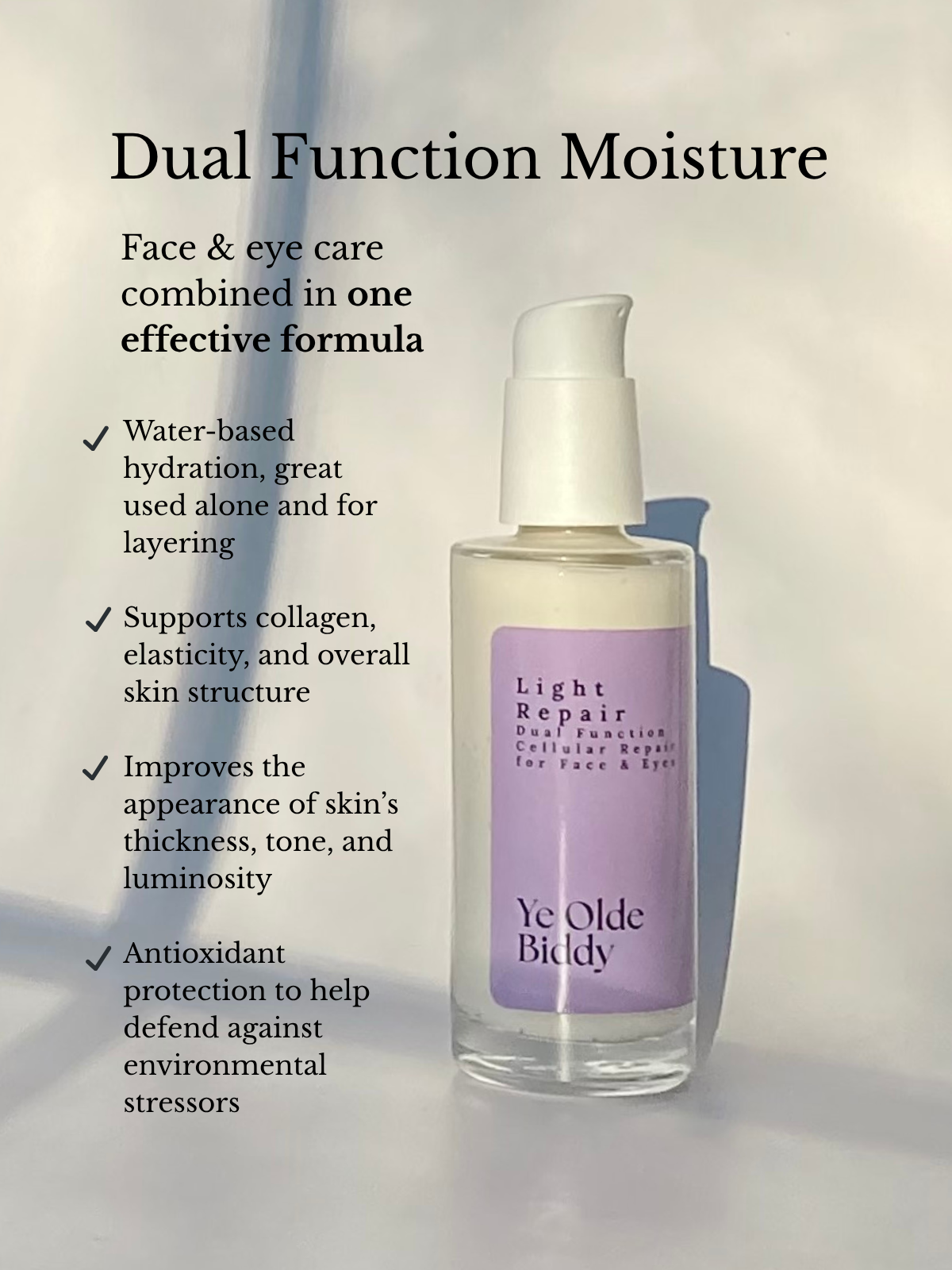 Face Moisturizer - Light Repair