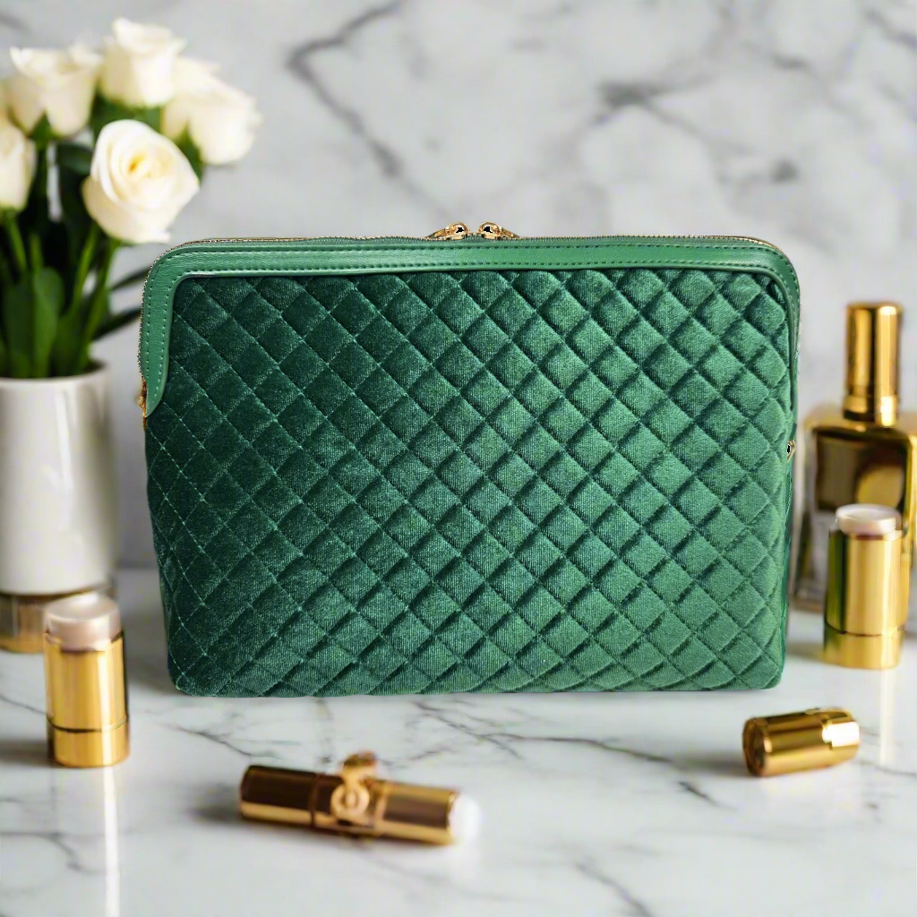 Litt Makeup Case - Emerald Velvet
