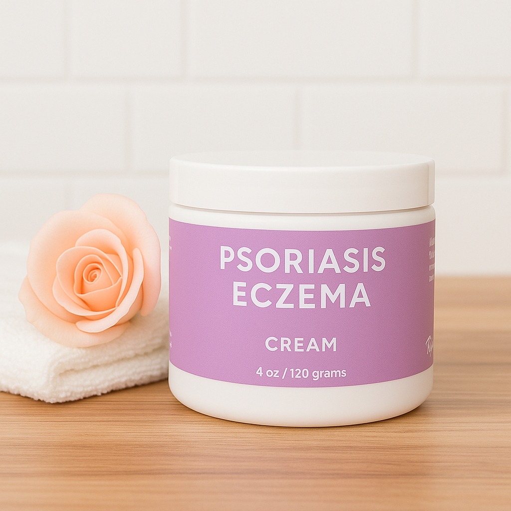 Psoriasis & Eczema Relief Cream – Blue Tansy & Sea Buckthorn