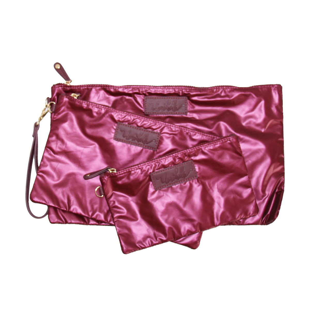 Carly Trio Wristlet & Cosmetic Bag Set | Mulberry