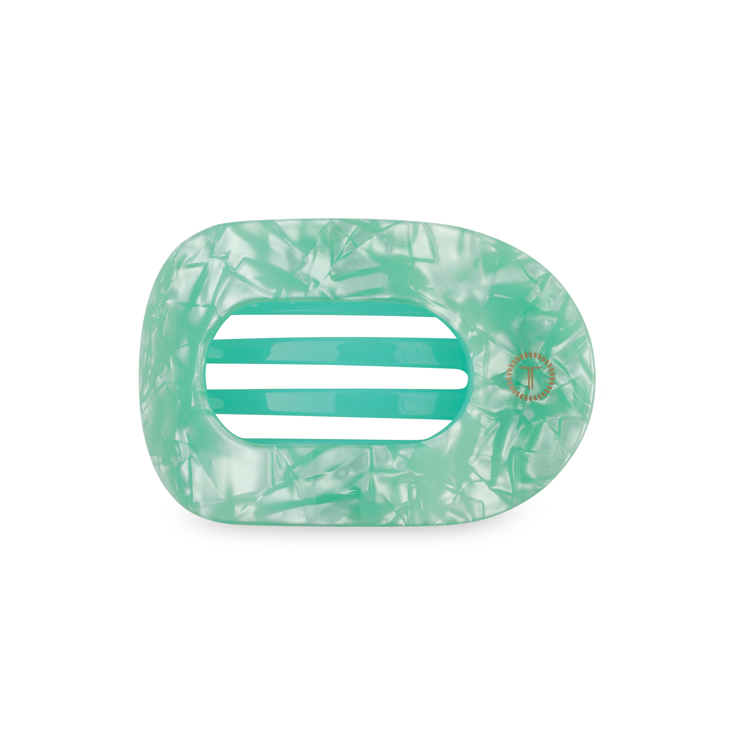 Flat Round Hair Clip | Medium | Spring Splash