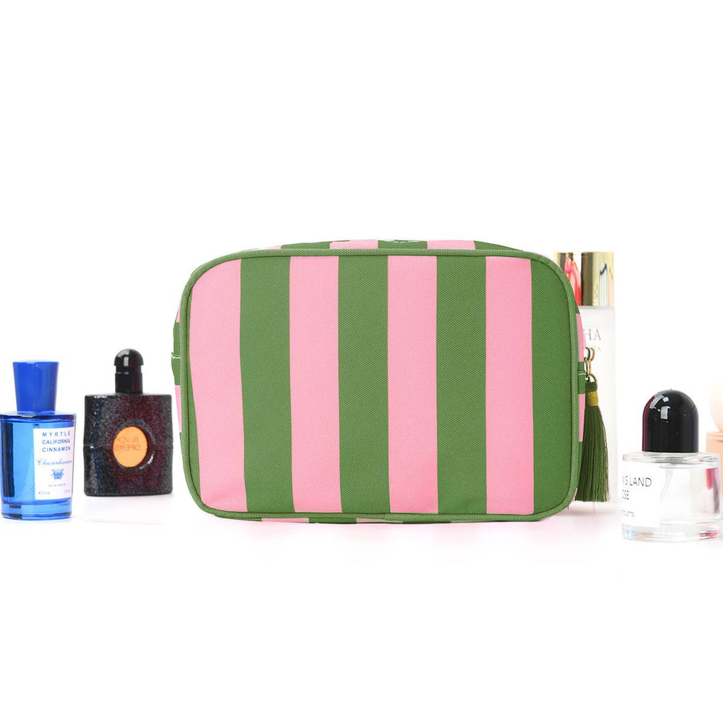 Large Canvas Zipper Pouch Makeup Bag Travel Cosmetic Bag
