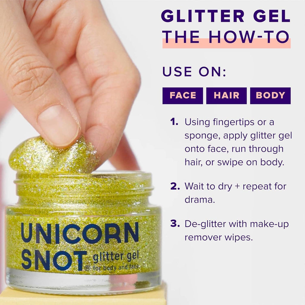 Original Glitter Gel | Bling-Gold | Body Glitter | Shimmer