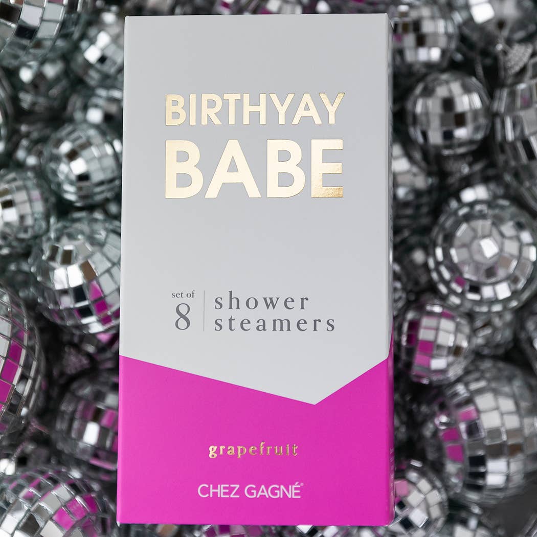 Birthyay Babe - Birthday Shower Steamers - Grapefruit - Set of 8