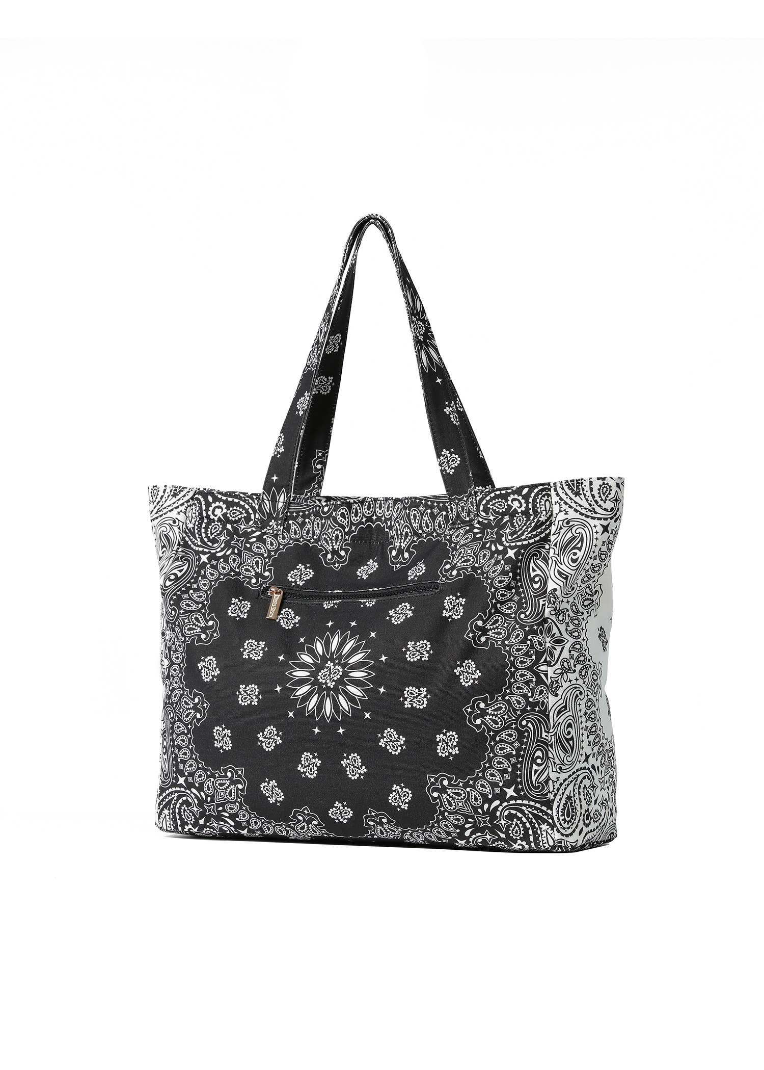 Bandana Print Canvas Tote