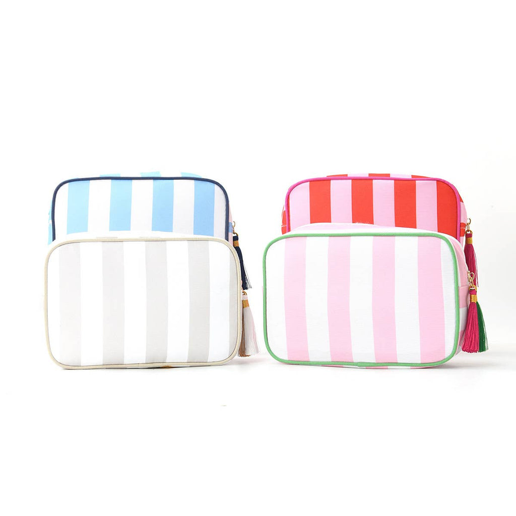 Large Canvas Zipper Pouch Makeup Bag Travel Cosmetic Bag