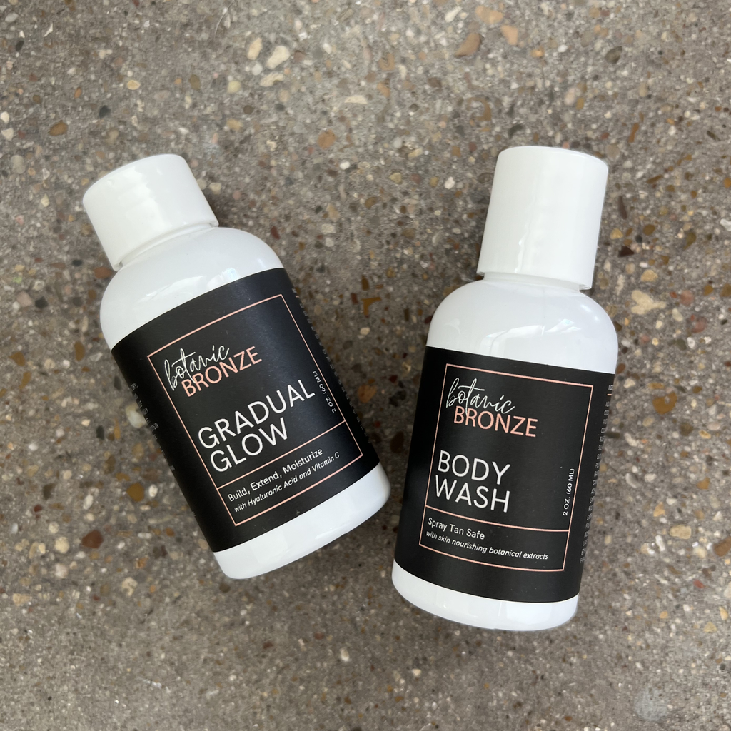 Botanic Bronze Gradual Glow + Body Wash Mini's Duo