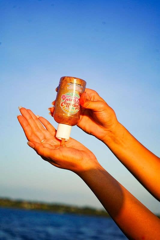 Totally Fun After Sun Glitter Aloe Body Gel 6 oz