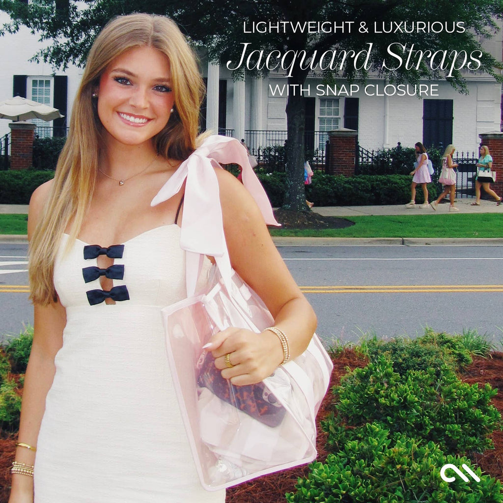 Case-Mate Ballet Pink Bow Jelly Tote Bag