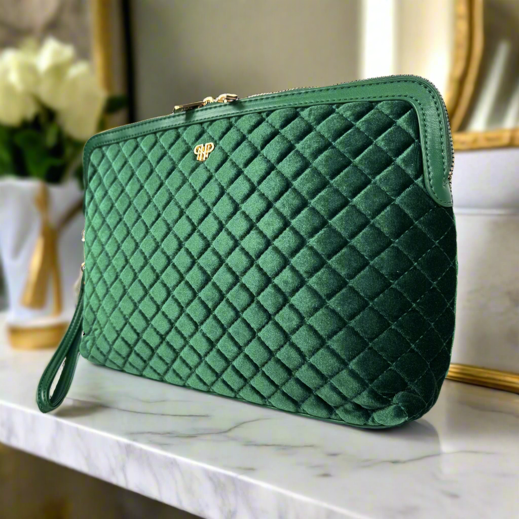Litt Makeup Case - Emerald Velvet