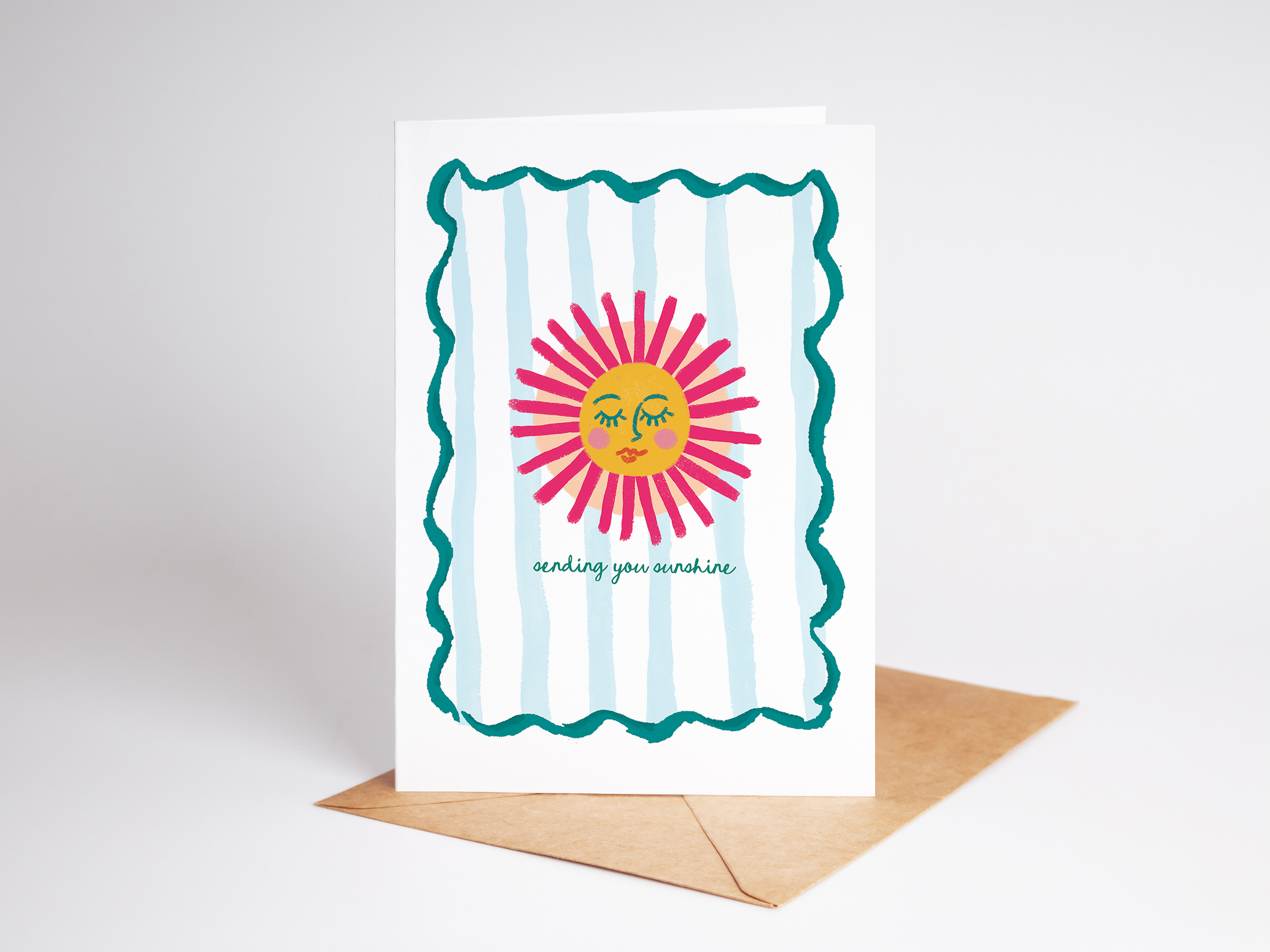 Sending You Sunshine Friendship Just Because Greeting Card