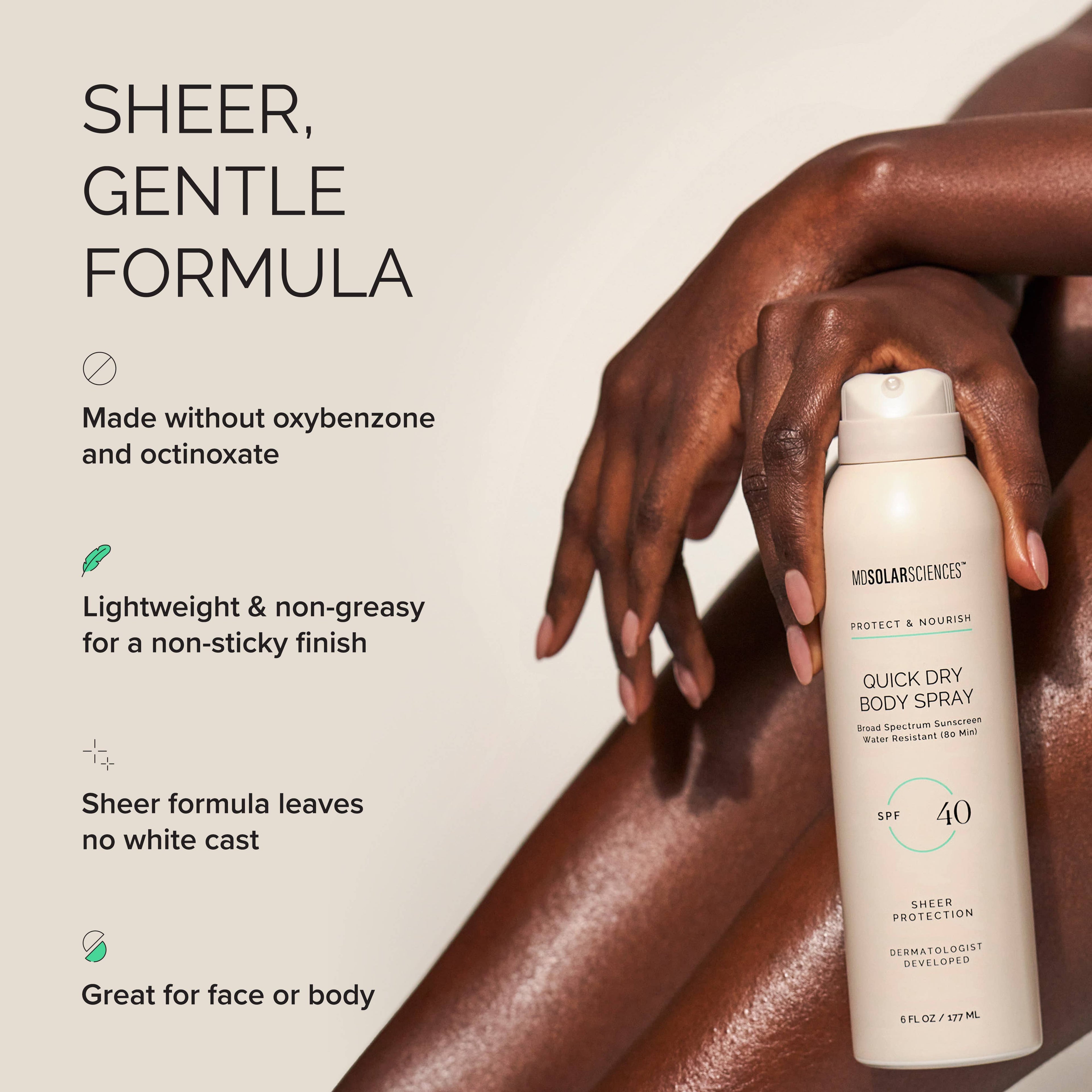 Quick Dry Body Spray SPF 40