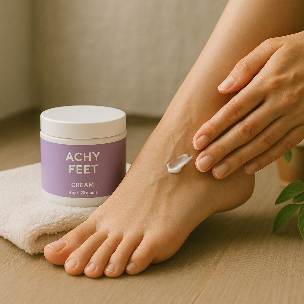 Achy Feet Cream – Arnica, Lavender & Peppermint Relief
