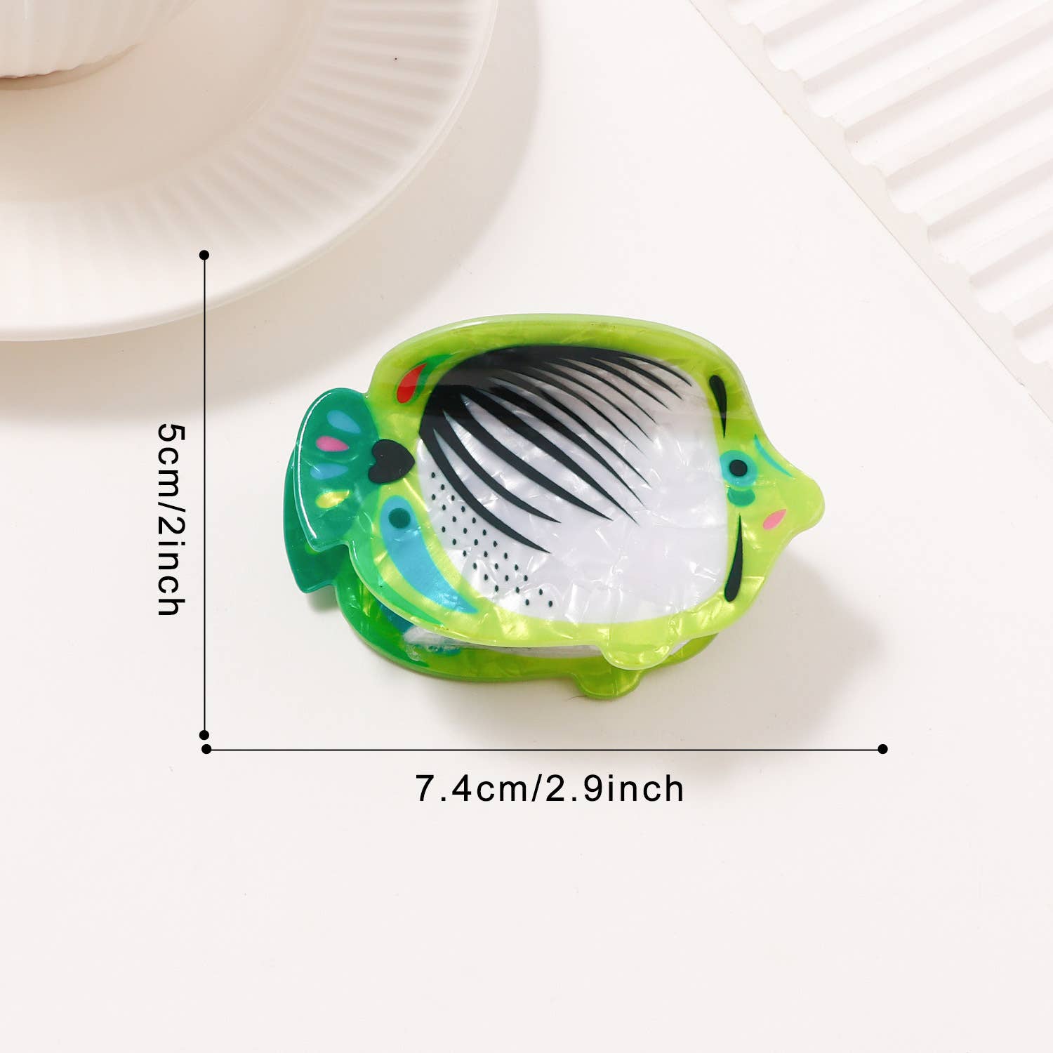 Marine Animal Series Tropical Fish & Shark Hair Claw Clips