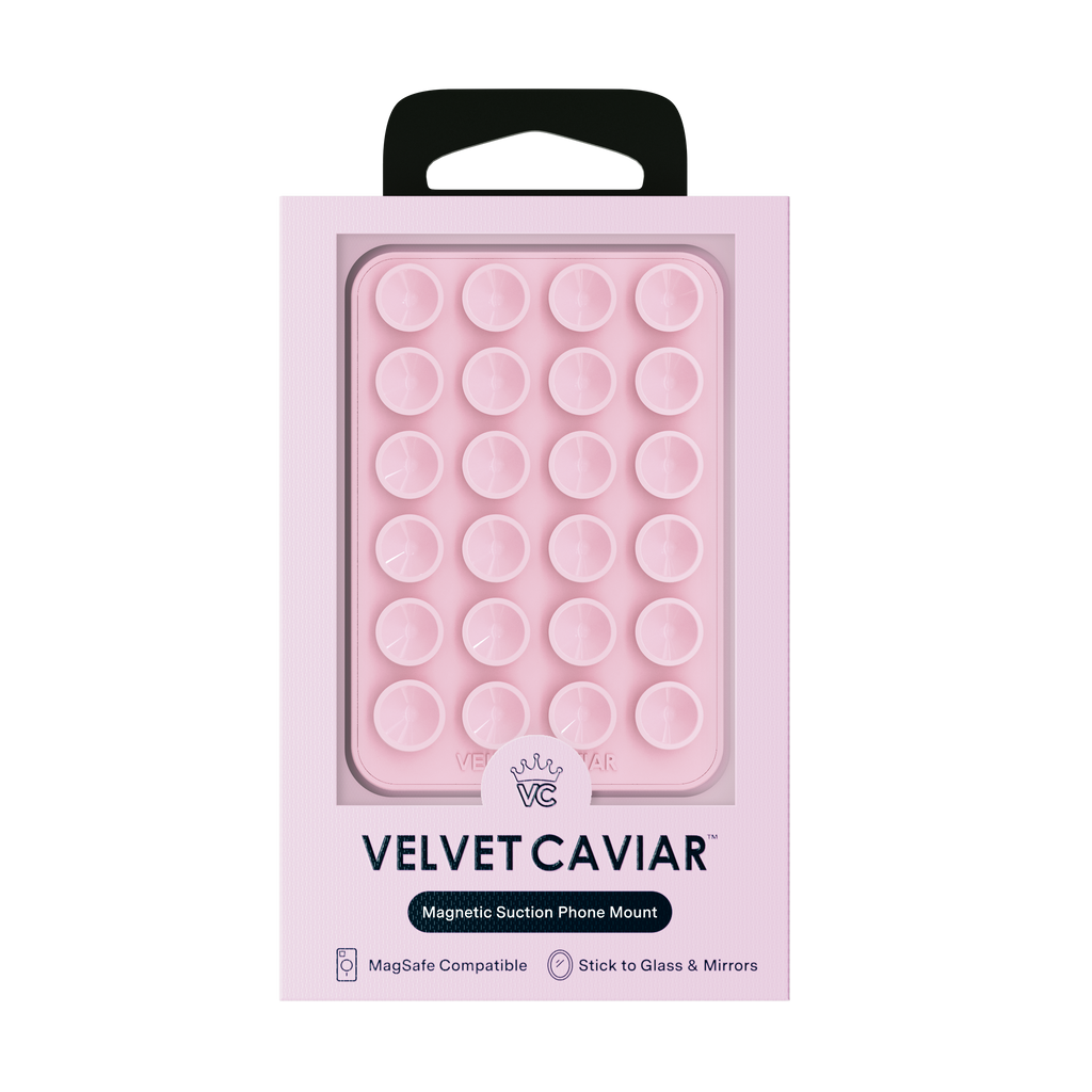 Magnetic Suction Phone Mount- Strawberry Milk