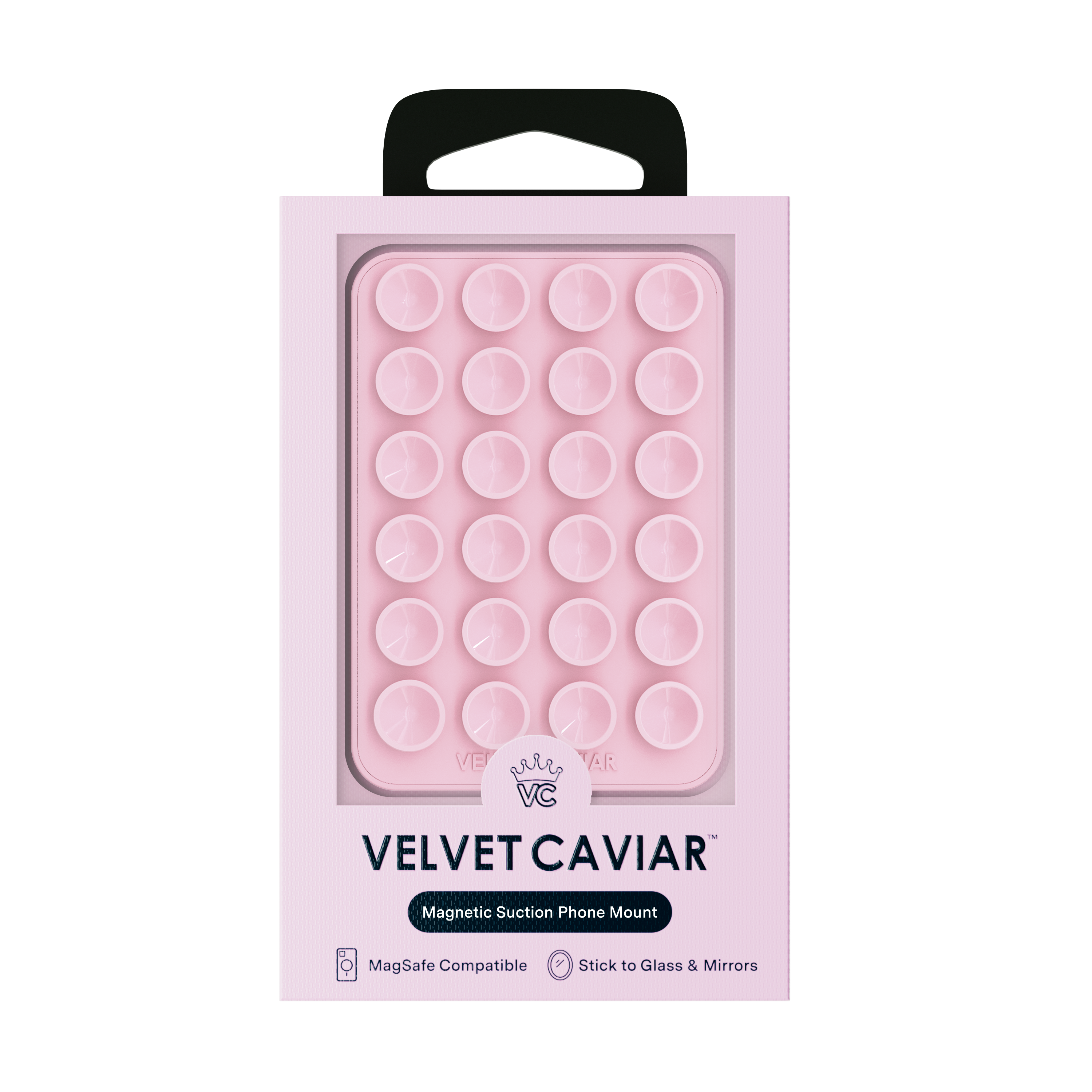 Magnetic Suction Phone Mount- Strawberry Milk