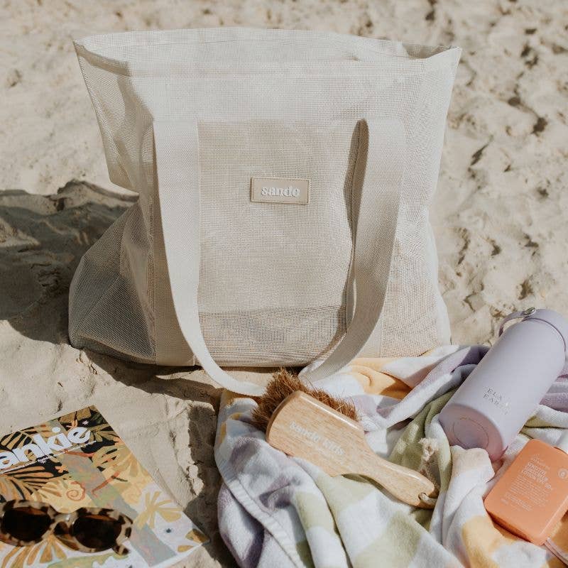 Beach Hauler™ - Mini Mesh Beach Bag – Sand